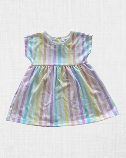 Vestido de Rayas Multicolor - Garanimals (12M)