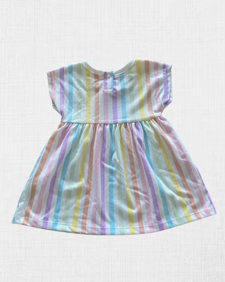 Vestido de Rayas Multicolor - Garanimals (12M)