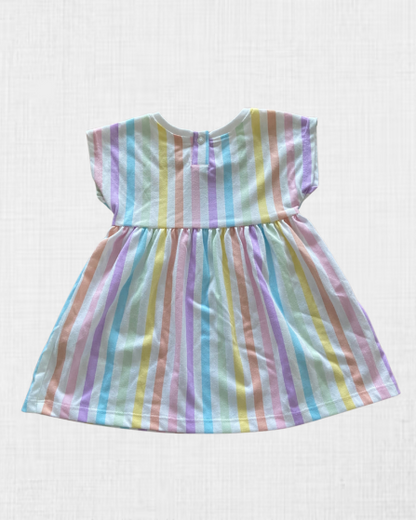 Vestido de Rayas Multicolor - Garanimals (12M)