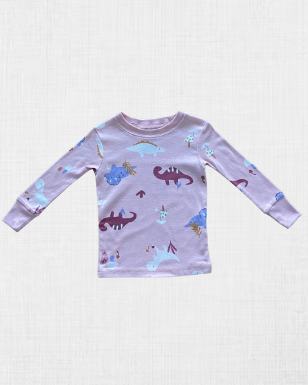 Camiseta de Pijama con Estampado de Dinosaurios - Carter's (12M)