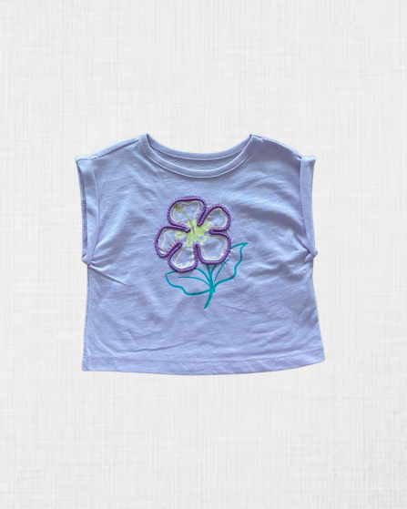 Camiseta Sin Mangas con Estampado de Flor - Carter's (12M)