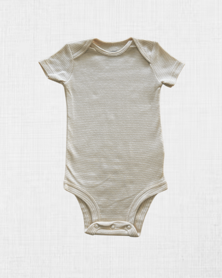 Body de Manga Corta con Rayas - Carter's (6M)