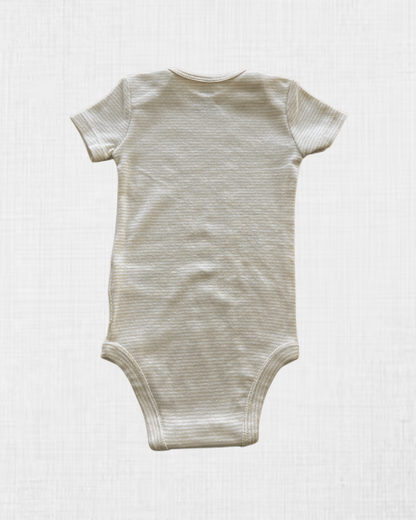 Body de Manga Corta con Rayas - Carter's (6M)