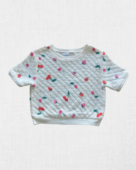 Blusa Acolchada con Estampado de Frutas - Carter's (24M)