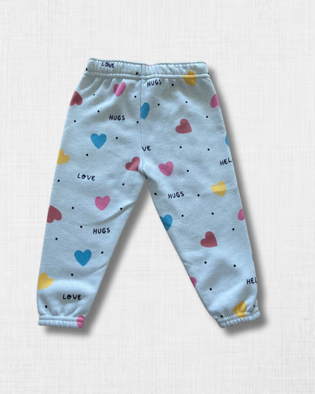 Pantalones Estampados de Corazones y Mensajes - Garanimals (18M)