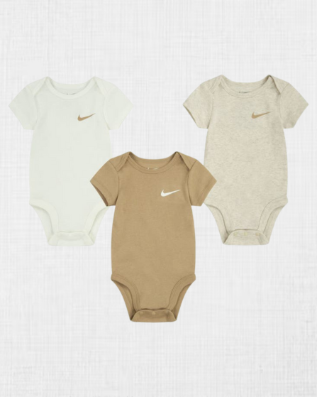 Bodys Nike (Pack de 3)(0-3M)