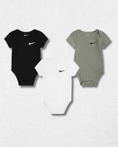 Bodys Nike (Pack de 3)(6M)