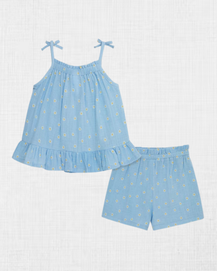 Conjunto Margaritas Little Me (12M)